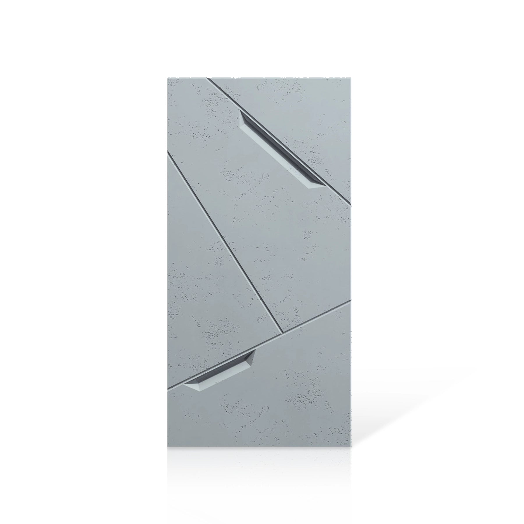 3D Concrete Wall Panels STOWAWAY colour swatch on white background DecorMania UK